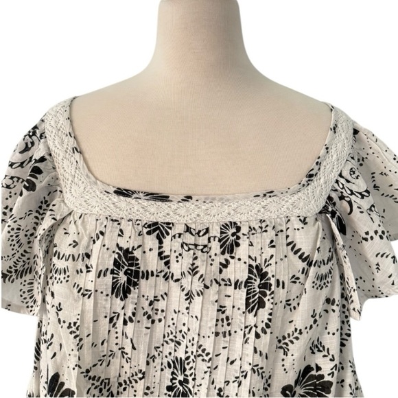 ANTHROPOLOGIE Maeve Flutter Sleeve Babydoll Mini Dress Size XL NEW - Picture 5 of 14